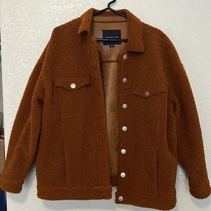 AE teddy jacket